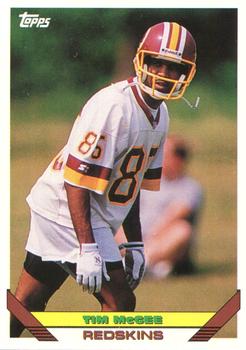 Tim McGee Washington Redskins 1993 Topps NFL #502